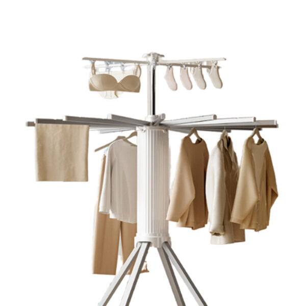 Floor standing tri-folding drying rack - Image 2