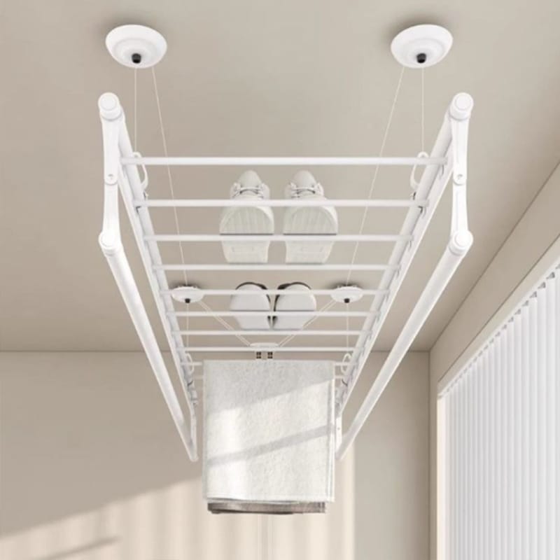 pull down drying rack laundry