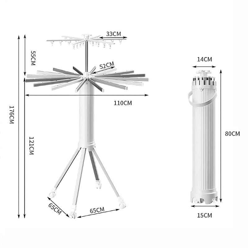 Tripod Clothes Drying Rack